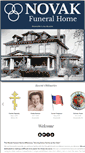 Mobile Screenshot of novakfuneralhome.net